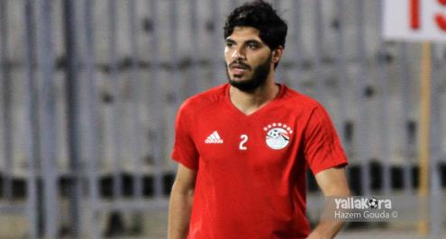 إصابة علي جبر في مران المنتخب